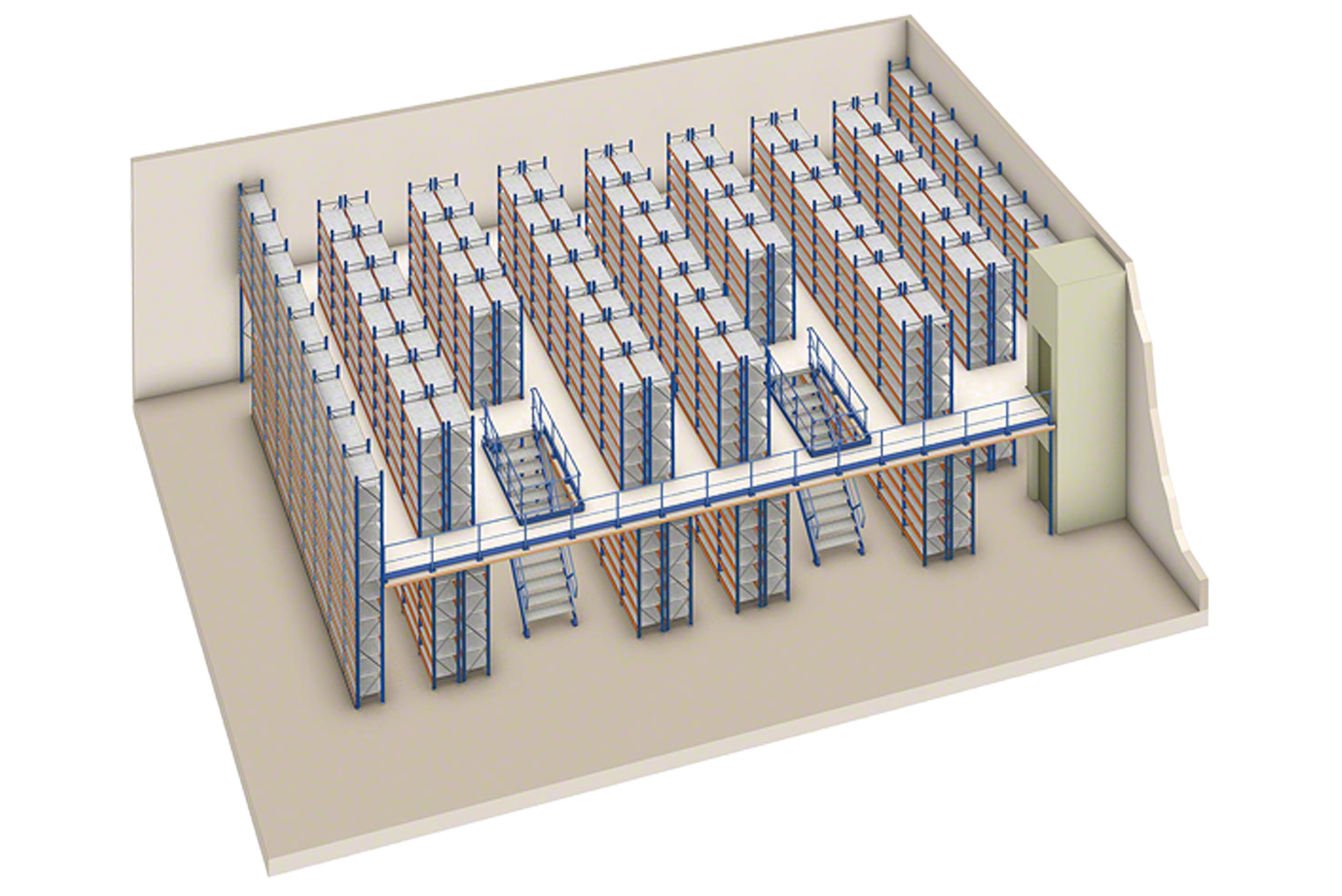 Satong Attic style Shelving Industrial Storage
