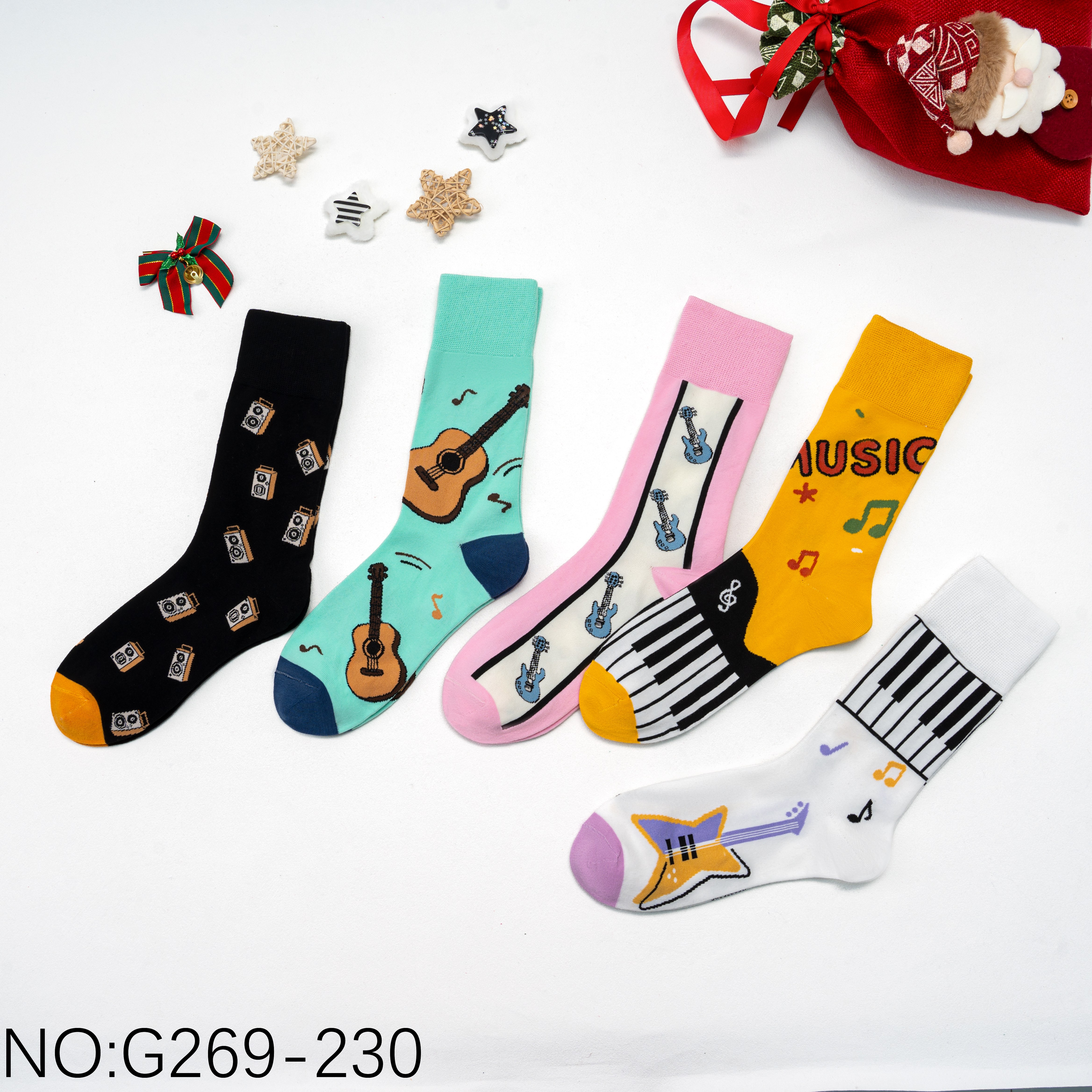 Trendy Equal length Mid-calf socks