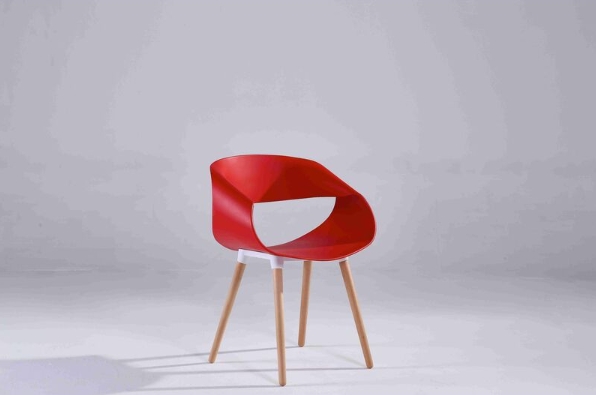 Romance Dining chair Chair, polypropylene seat beech wooden legs
