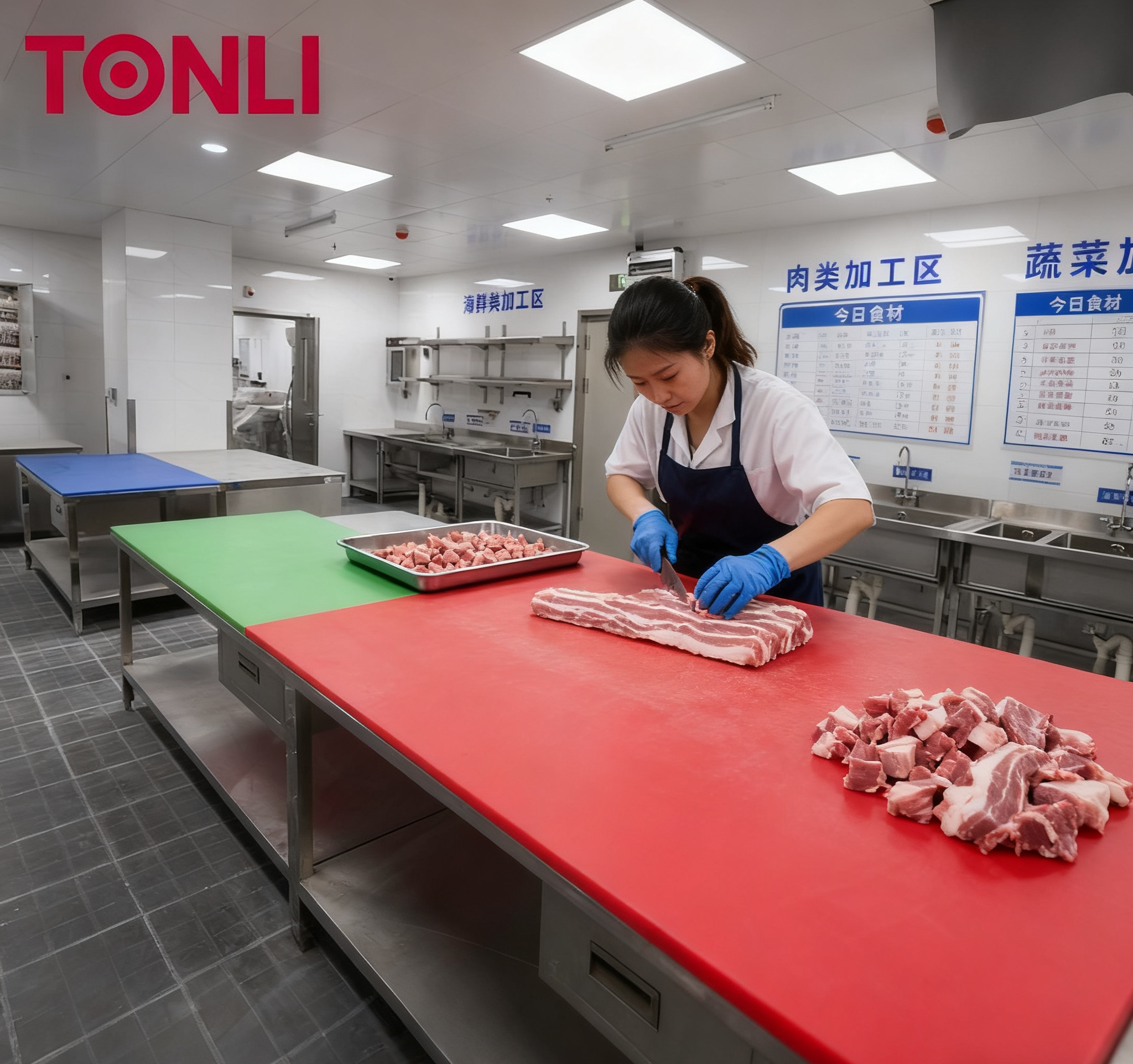 Yantai TONLI Cusstomized High Quality PE Board Wear Resistant Plastic Chopping Board