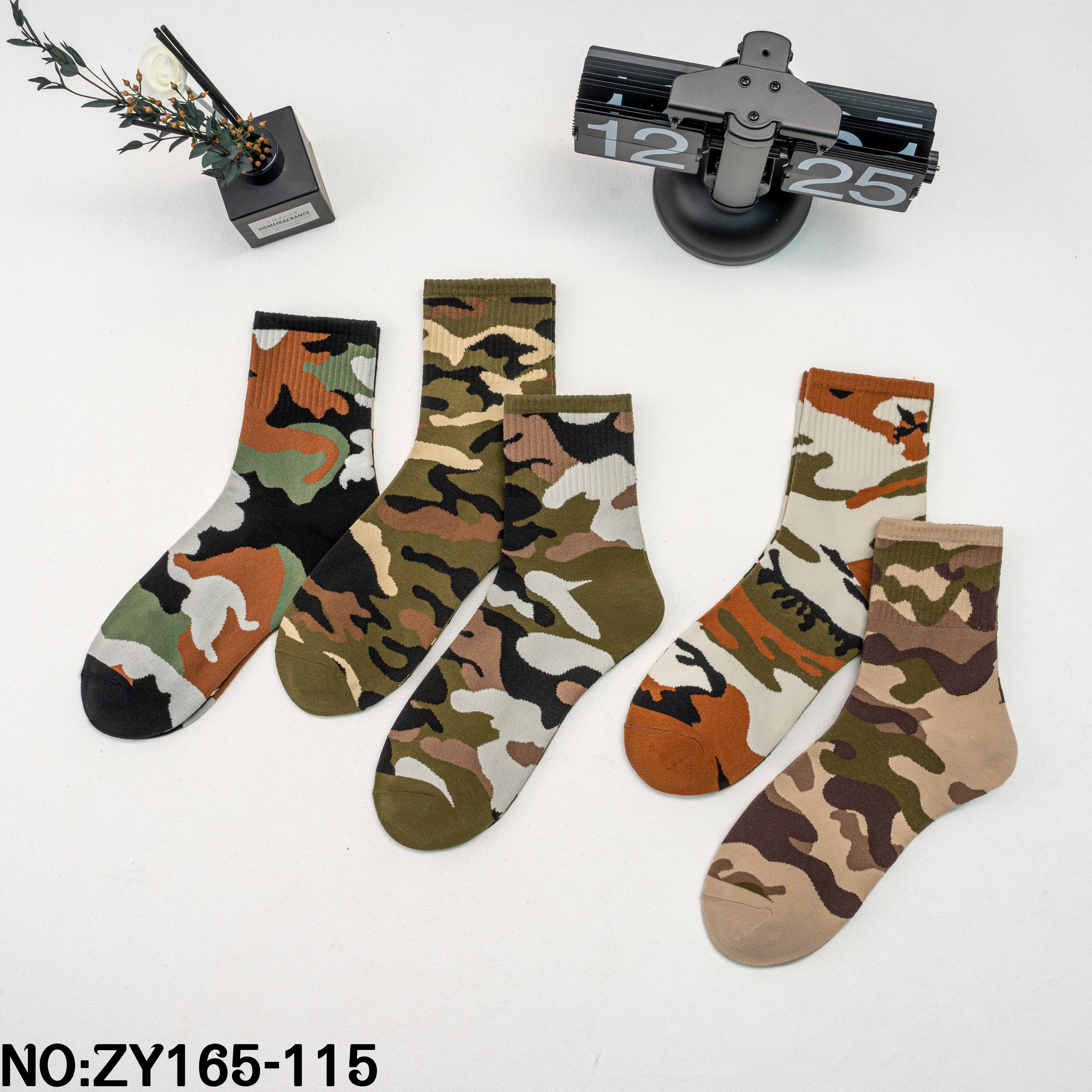 Camouflage socks