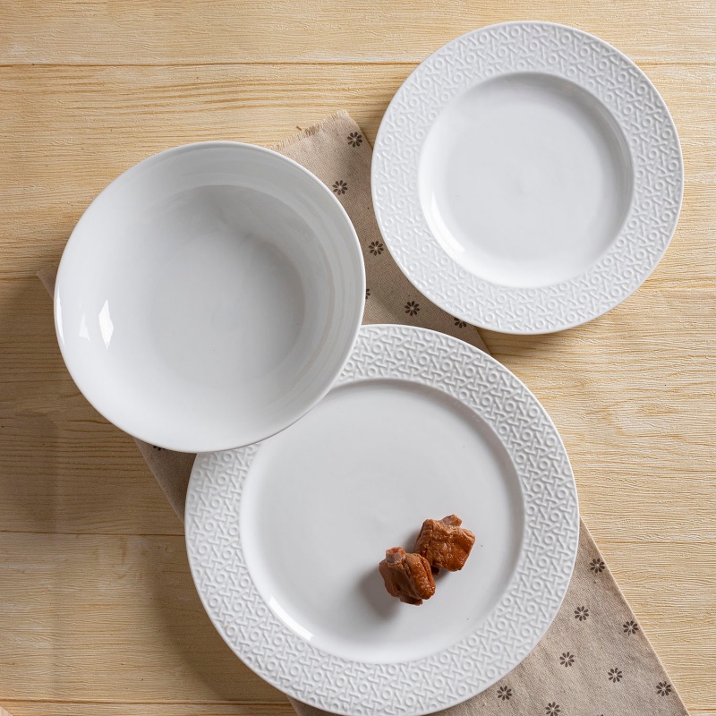 26.5cm Dinner Plate With Embossed