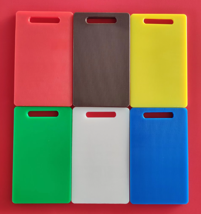 Yantia TONLI Rectangle Chopping Board With Hanging Hole AntiBacterial PE EU Certified Chopping Board
