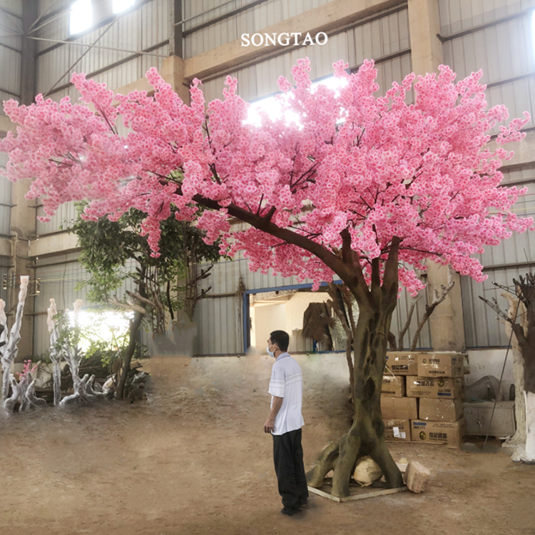 Artificial cherry blossom tree