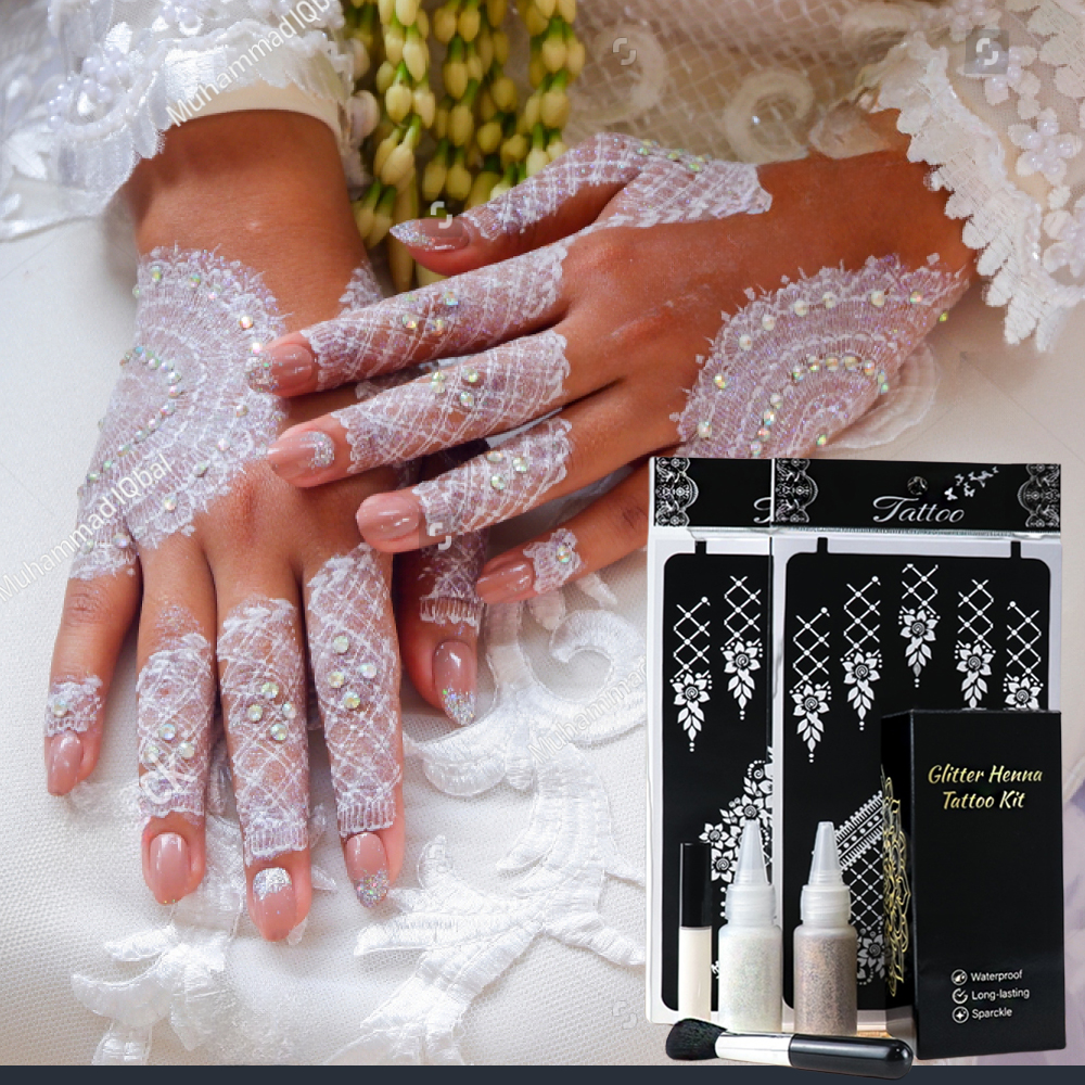 Waterproof Temporary Glitter HennaTattoo Kits