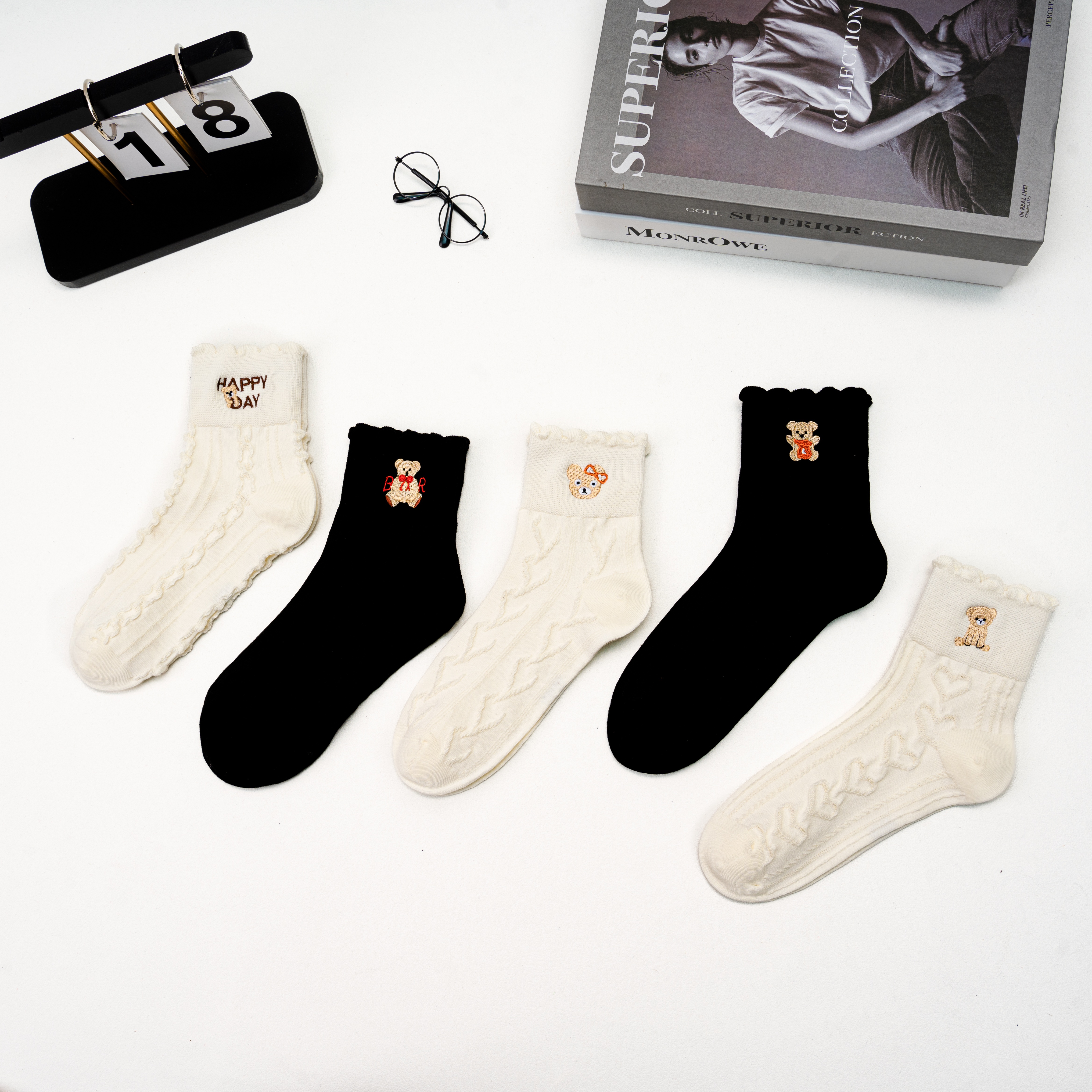 Embroidered stockings