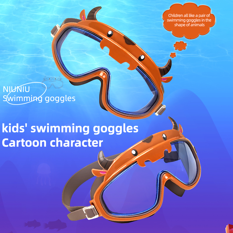 BPA-Free Kids Swimming Goggles, Anti-Fog UV Shield for Children