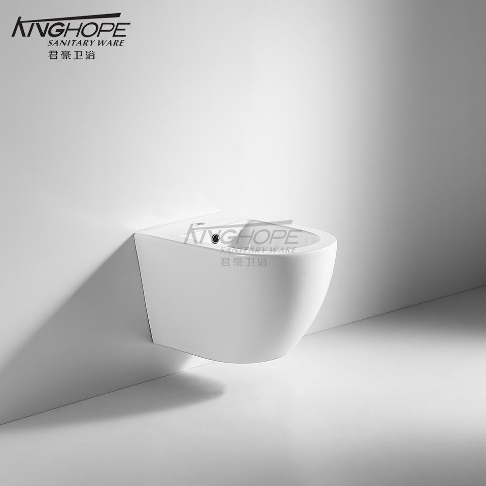 Bathroom Ceramic Sanitary Ware Women Wash Toilet Wall Mounted Bidet