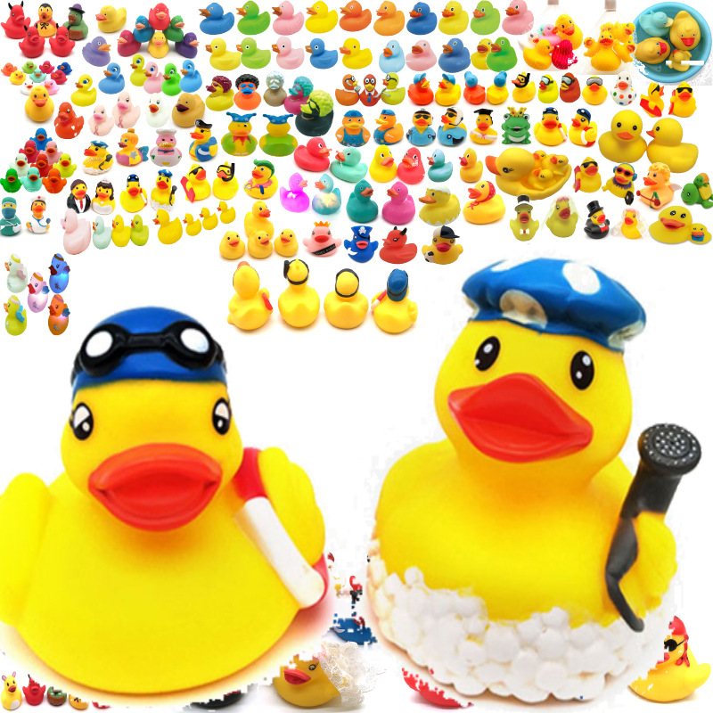 Wholesale Rubber Ducks Toy Mini Rubber Ducks Floating Baby Bath Toy Promotion Gift Rubber Duck
