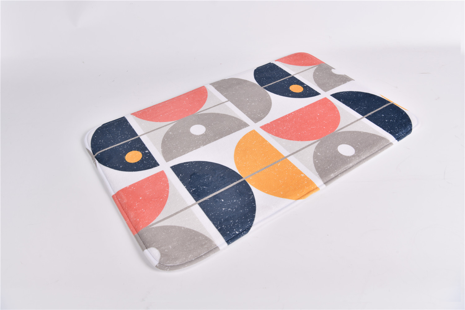 High quality flannel printed bath mat