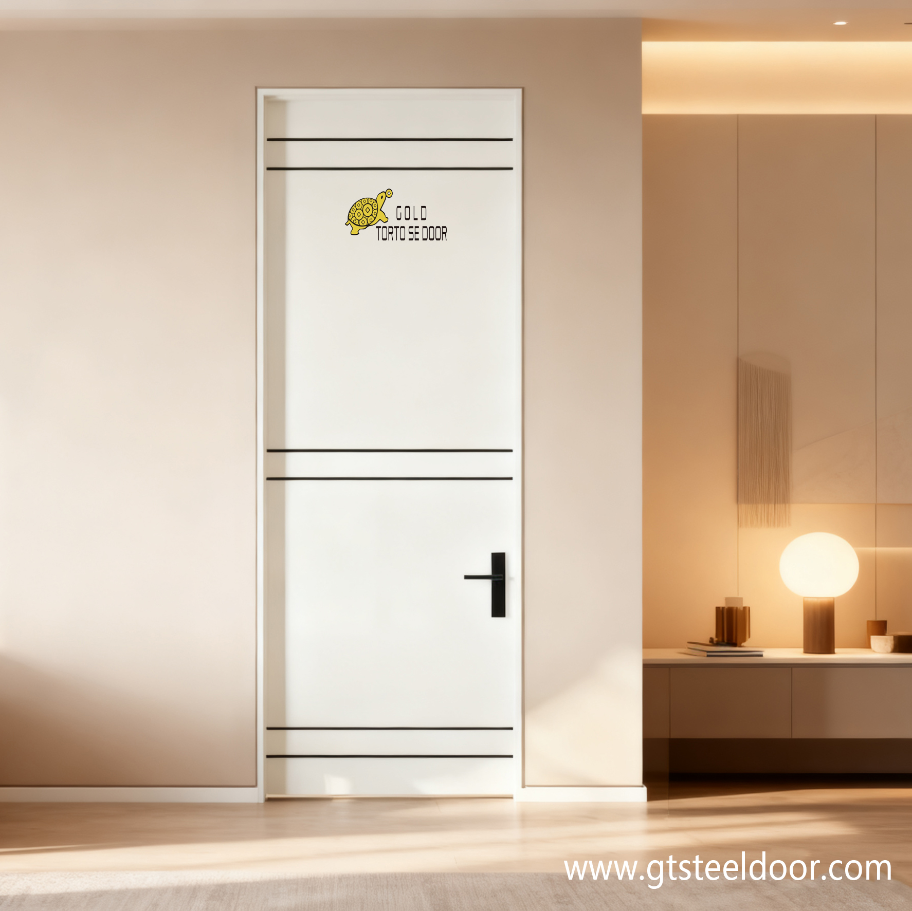 Fiberglass door for exterior & interiror use