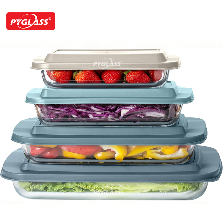 glass baking dish with pp lid
