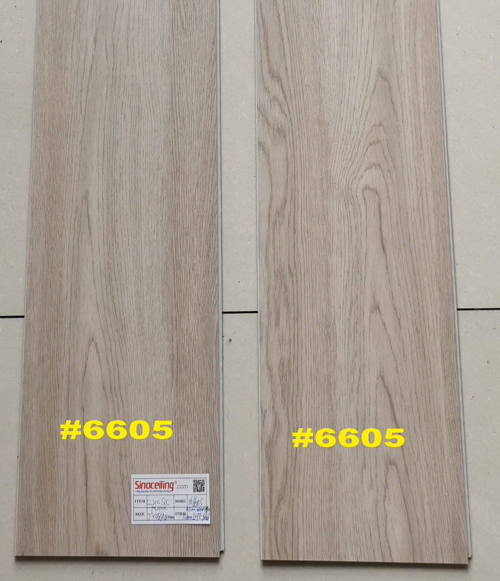 Vinyl SPC Flooring with 4mm Click SPC Flooring