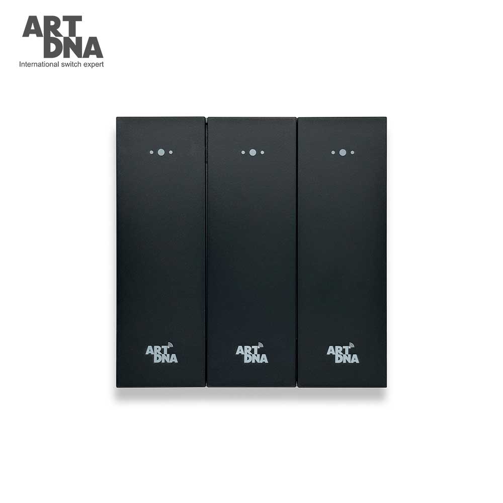 ARTDNA Zigbee 3.0 Automation Wireless Smart Home Light 3 Gang Lite Ultra Thin Smart Switch(Zigbee)
