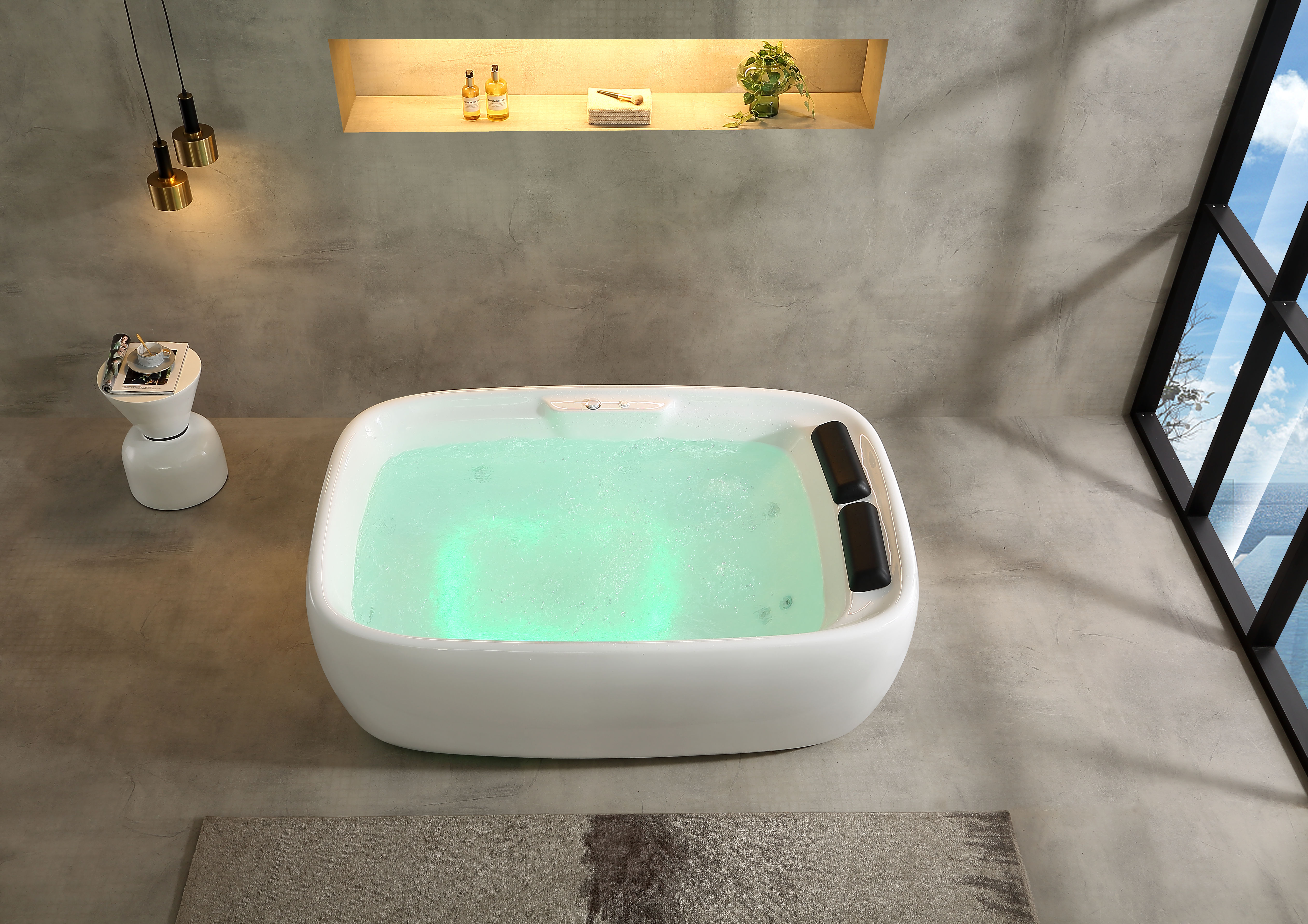 smart massage bathtub