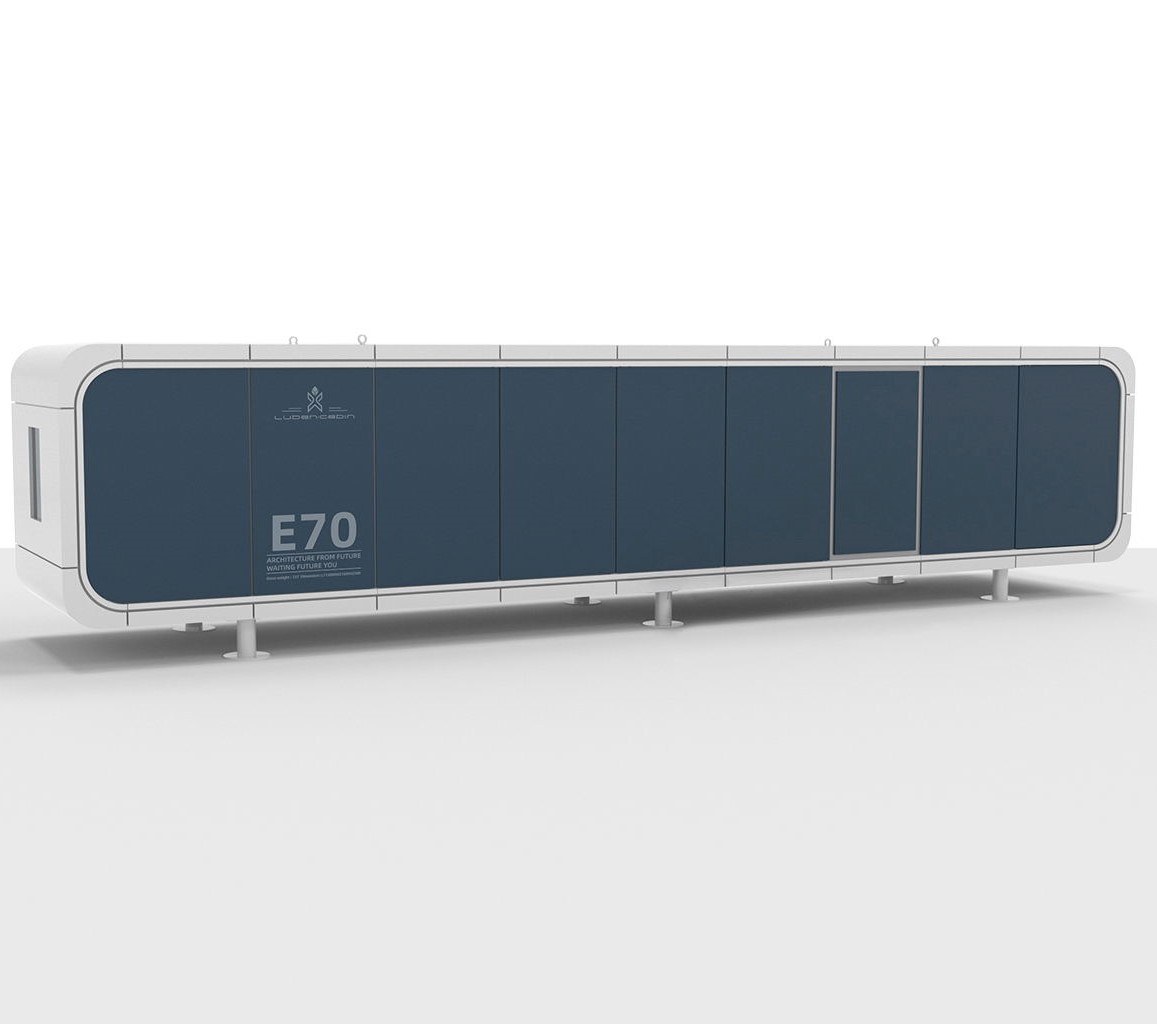 LubanCabinE70-Capsule house-E70 – Customizable Cabin Built for 40HQ Shipping Convenience
