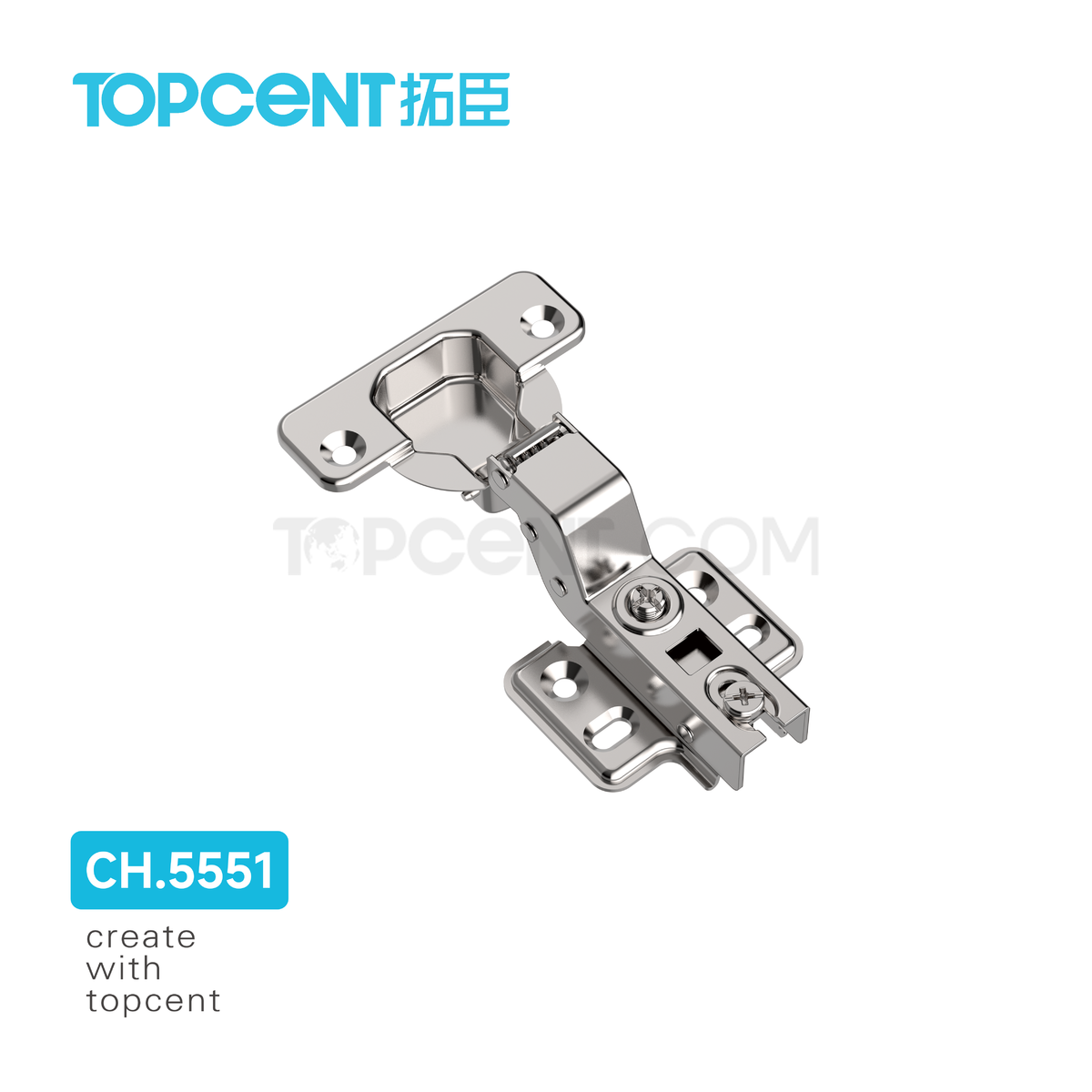 T30 One Way Soft Close Hinges (Fixed on system) -CH.5551