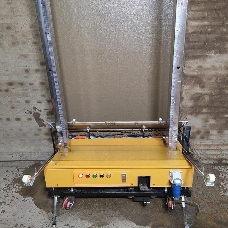 Wall plastering machine