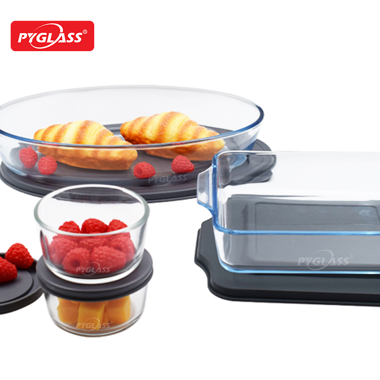 glass baking dish+glass storage container