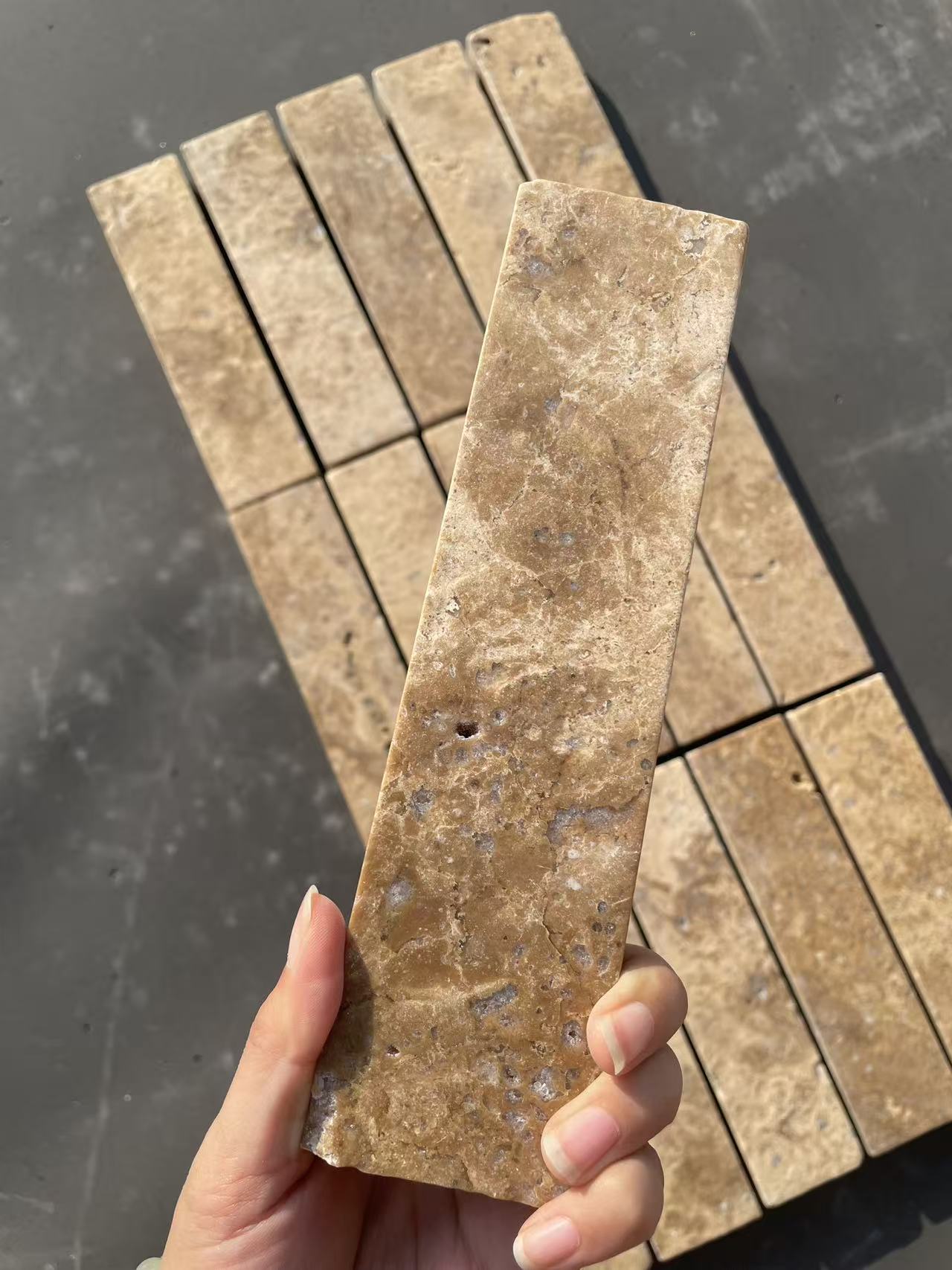 Roman Beige Strip Stone