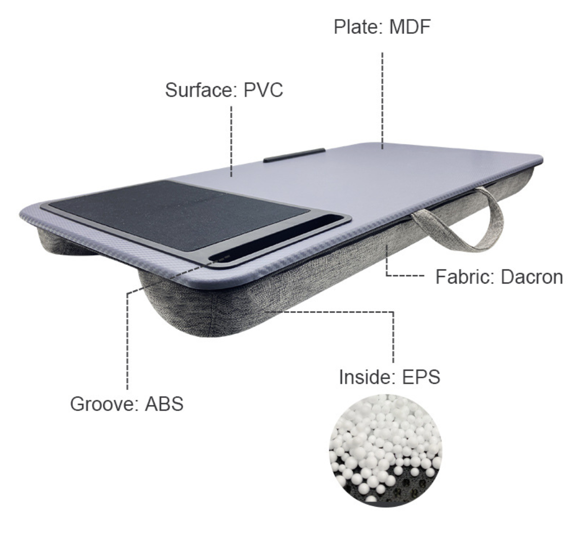 Portable computer desk, home laptop stand, college student dormitory TV drama table mat