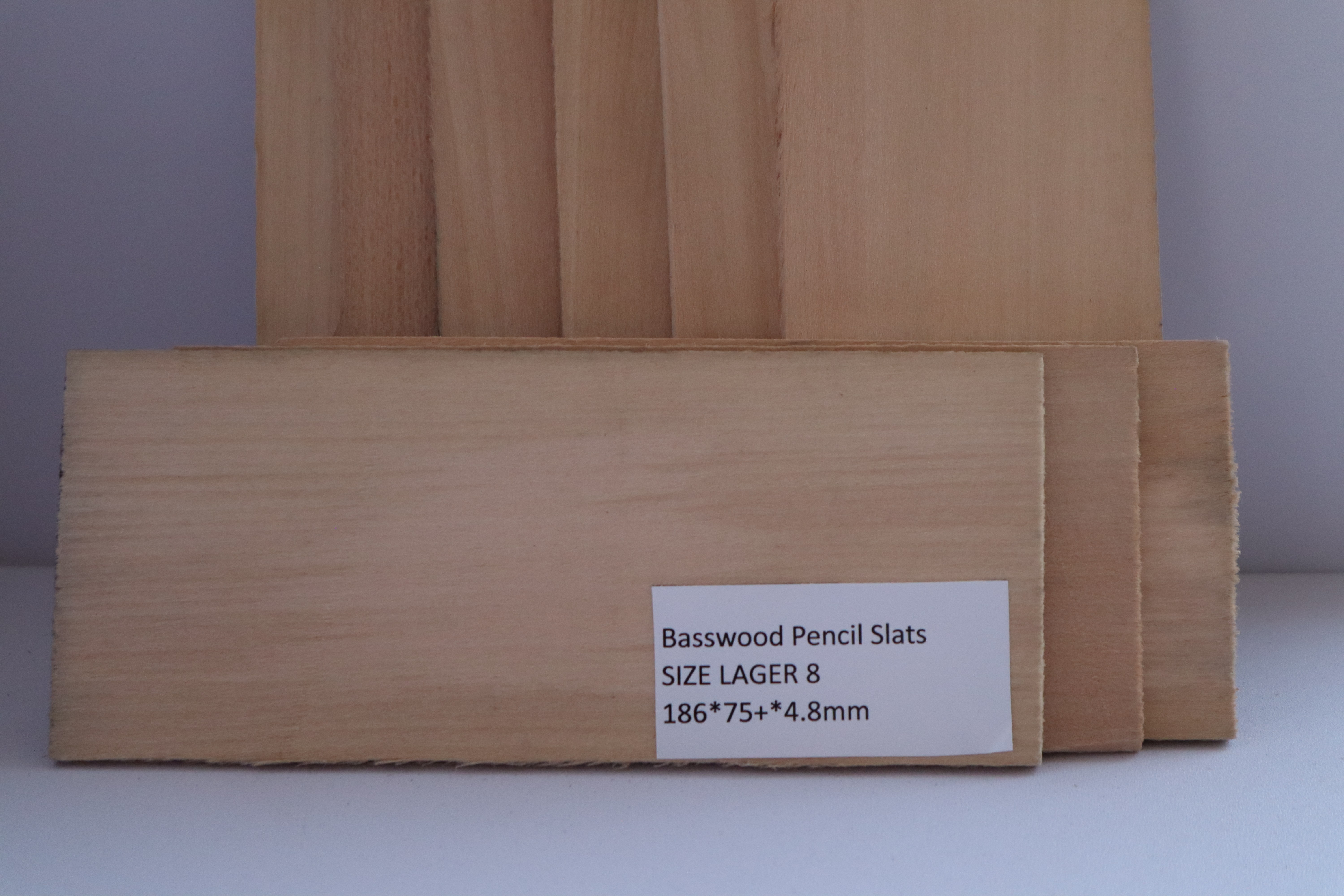 Linden wooden Pencil Slats