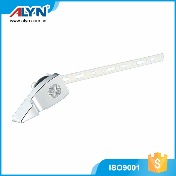 Toilet tank lever - front monuted tank lever, chrome single flush
