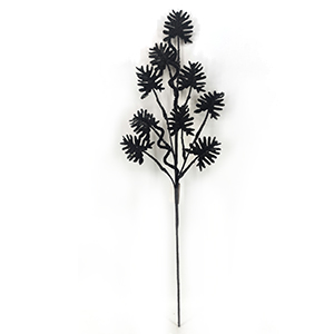 Halloween Black Pine Needle - like Decorative Stem