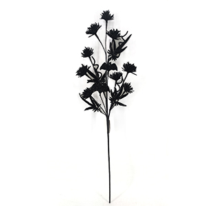 Halloween Black Multi - Flower Decorative Stem