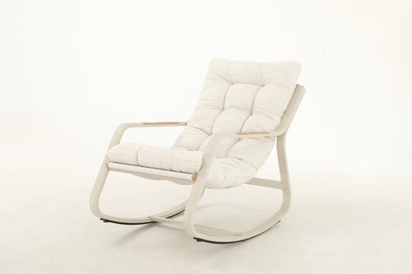 Sperenberg alu. upholstered rocking chair