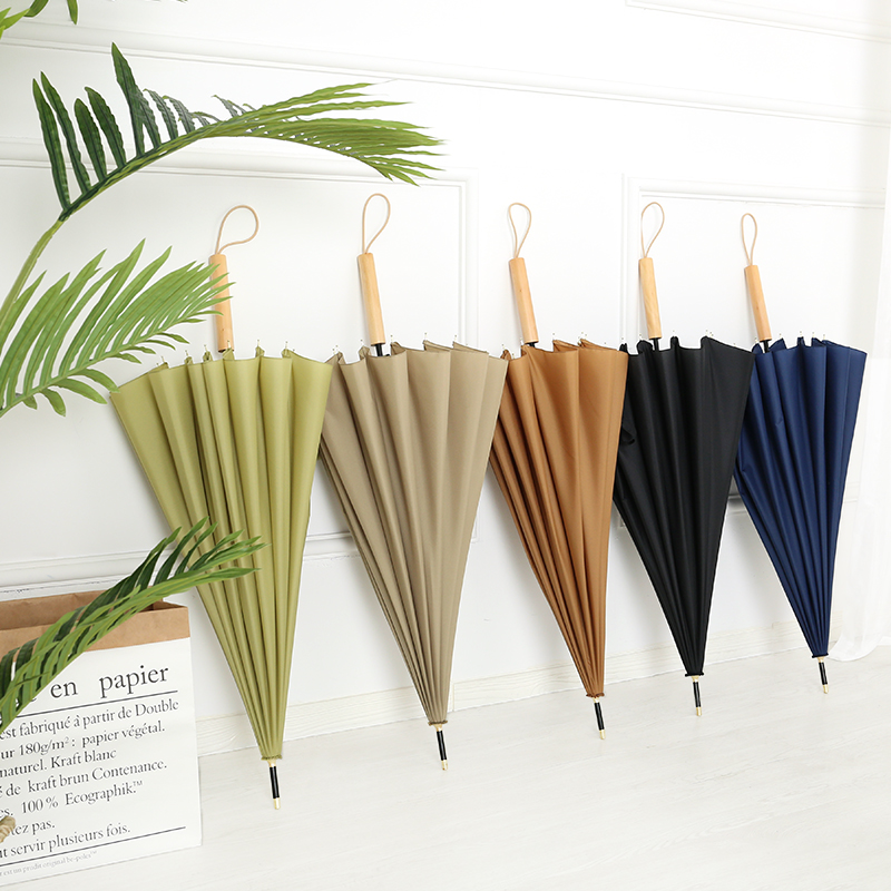 16 ribs straight umbrella