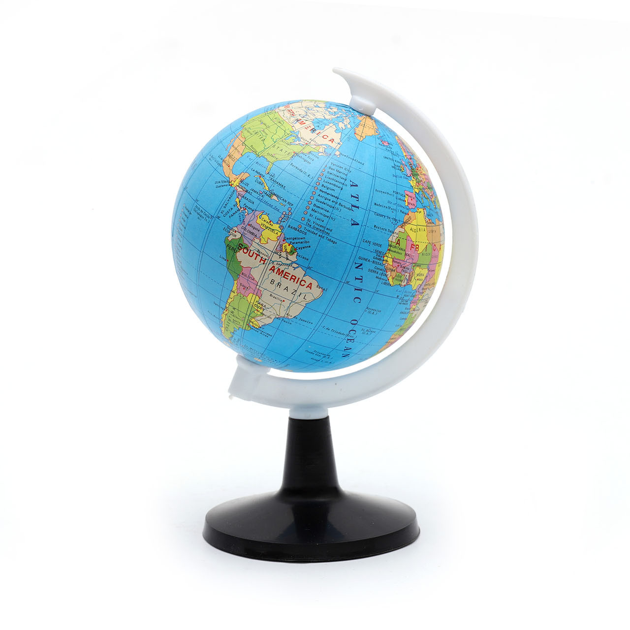 8.5cm Blue English Globe with plastic base