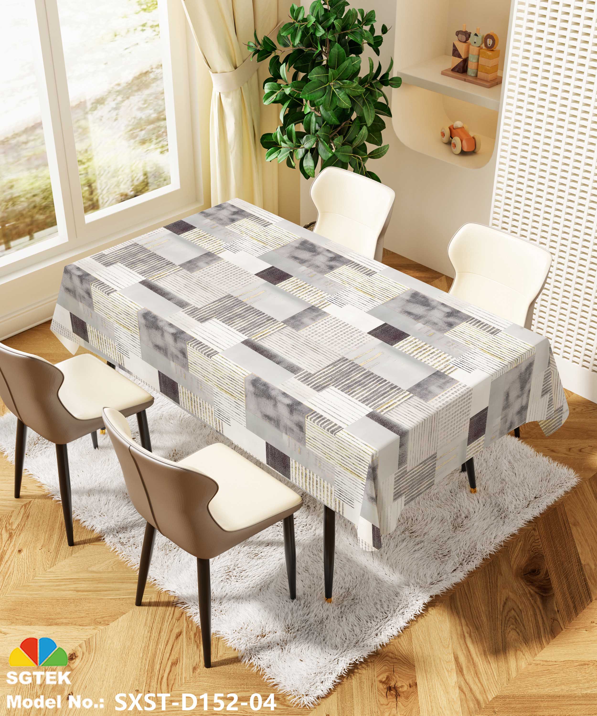 Sxst Polyester Tablecloth