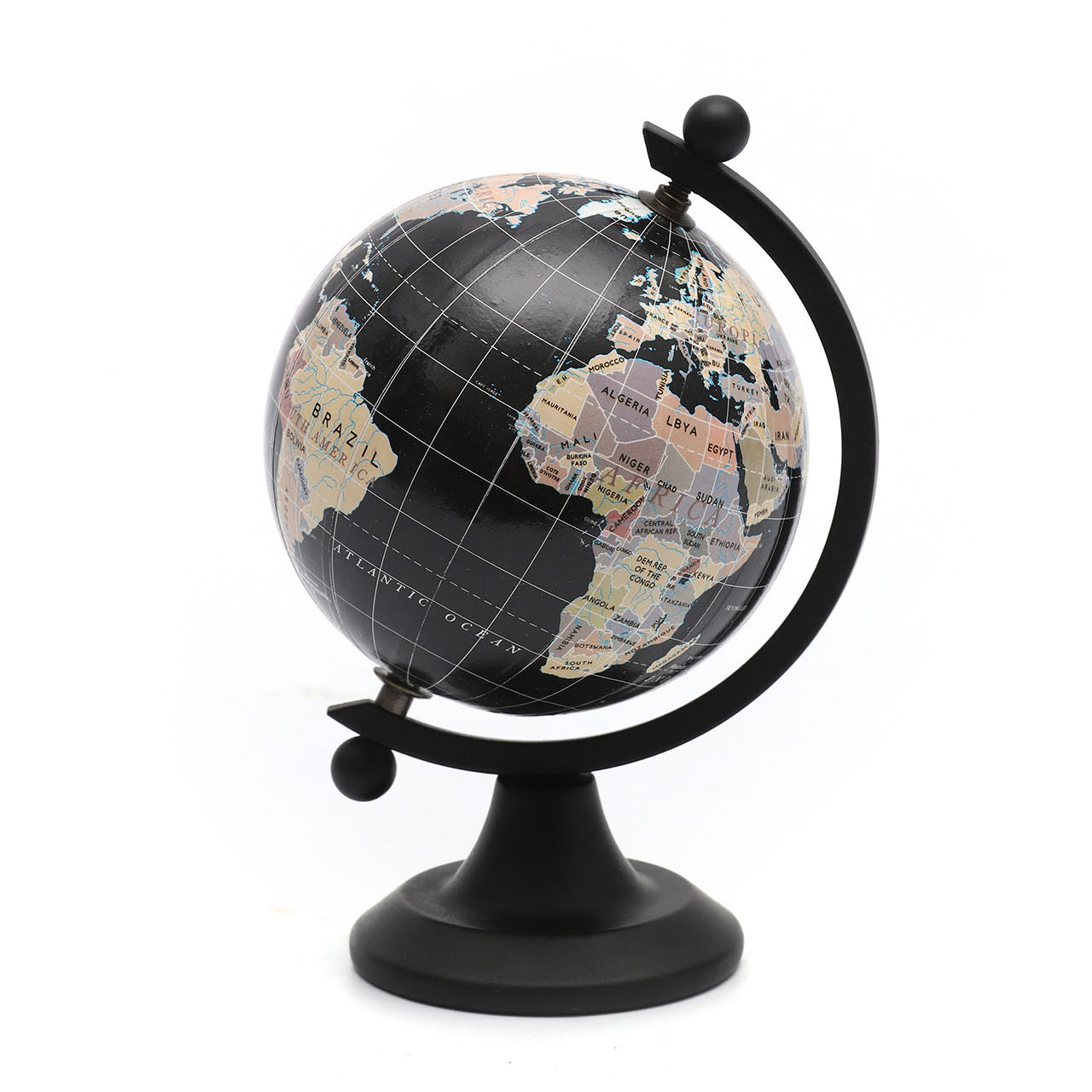 8.5cm Black English Goble with Metal base
