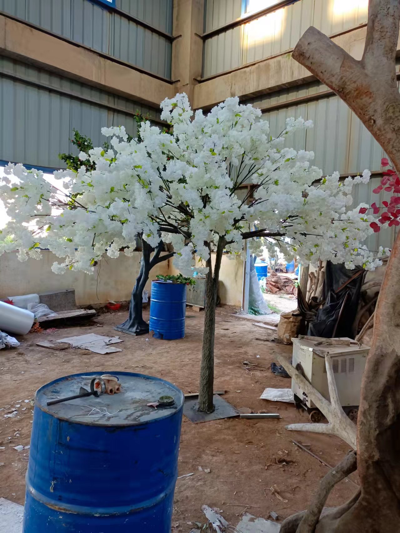 Artificial cherry blossom tree