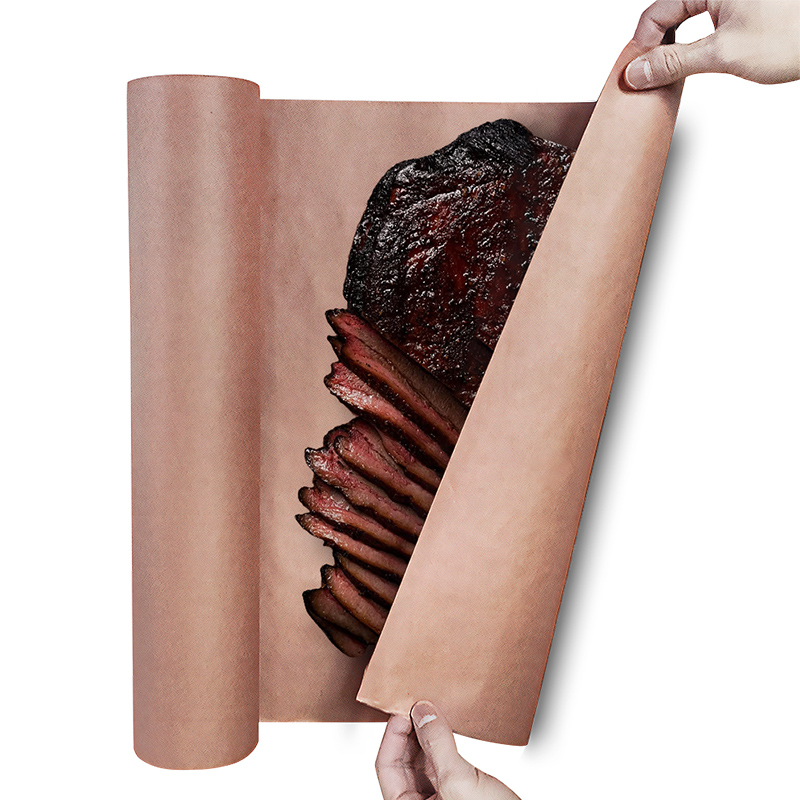 Heavy Wrapping Paper for Meat Grilled Oil Proof Barbecue Packaging Paper Pink Butcher Paper Roll