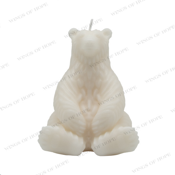 Wings Of Hope Polar Bear Candles Gift Candles
