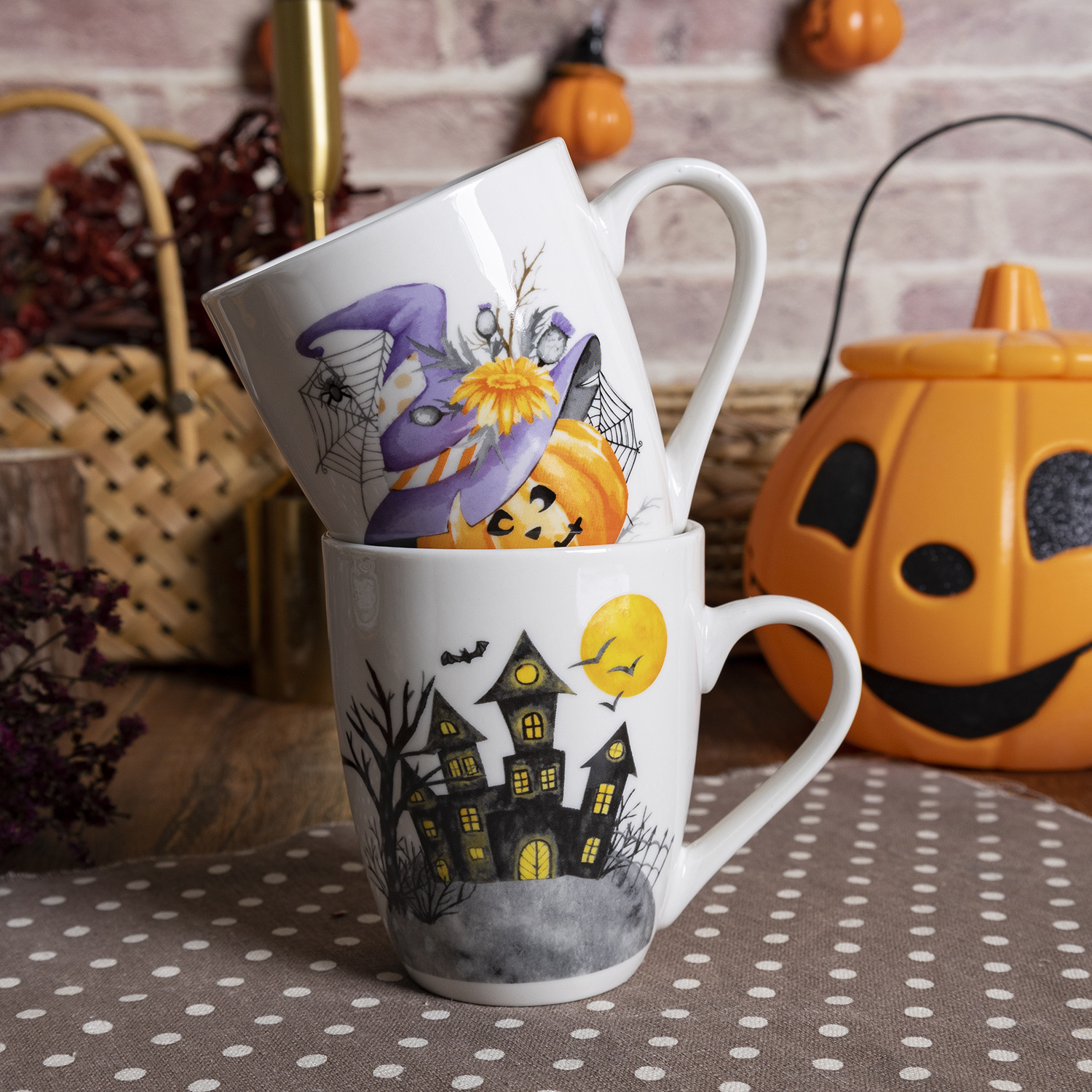 Happy Go 11OZ(320ML) MUG WITH DECAL DESIGN