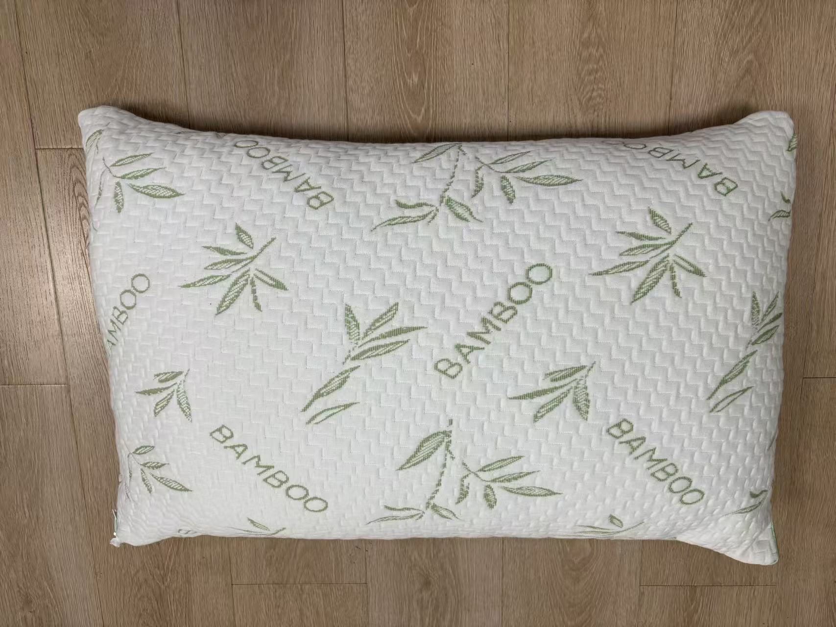 Shredded memory foam pillow