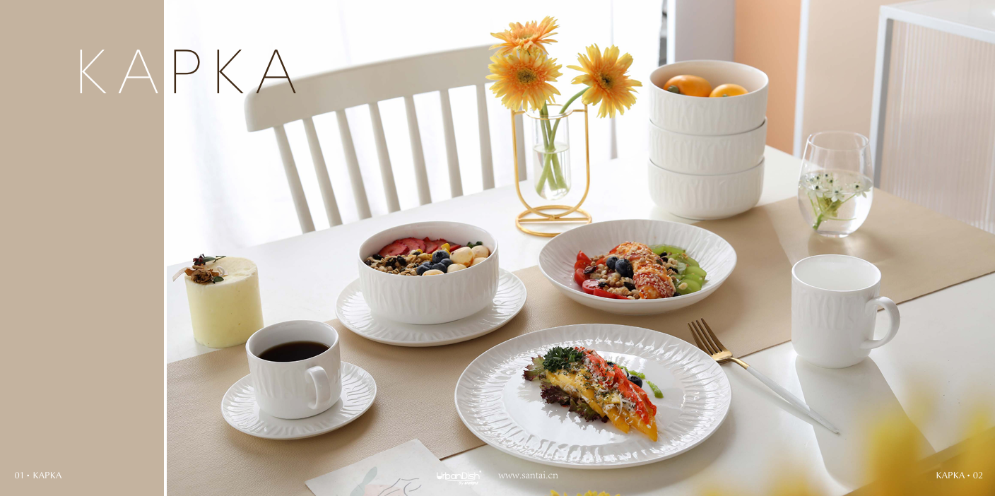 Kapka- Hotel Porcelain Tableware sets