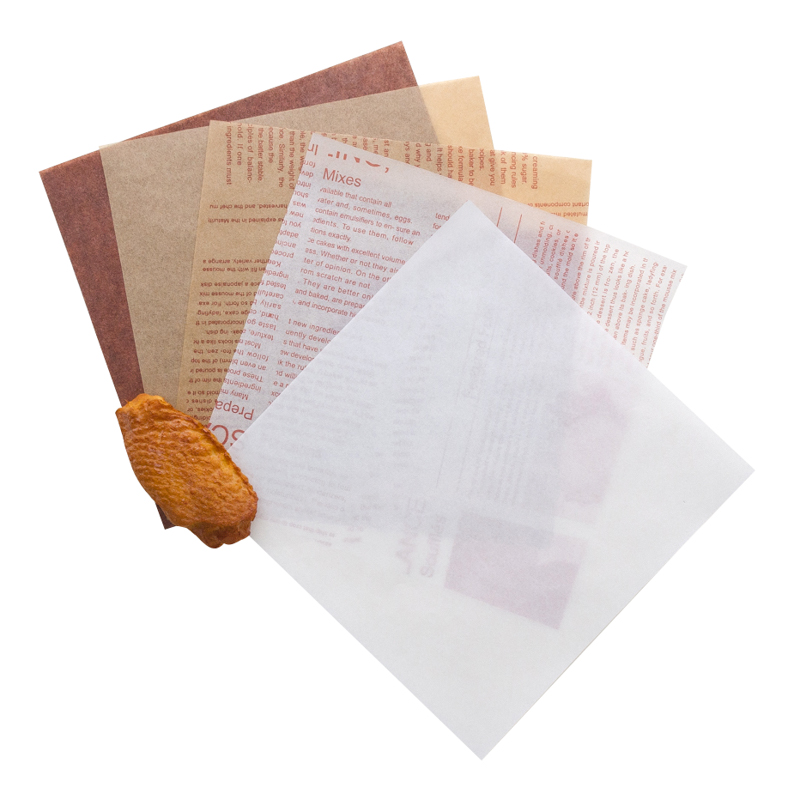 greaseproof paper Sandwich Wrapping Paper Food Grade Wrapping Paper Burger Wrapping Paper