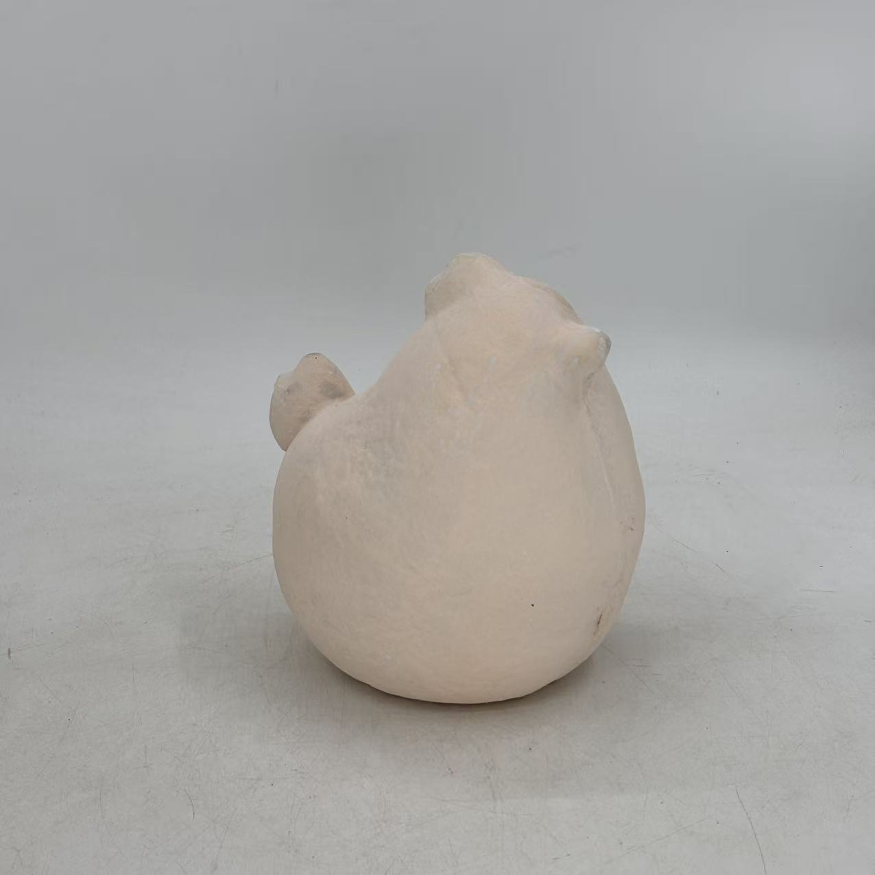 Easter GRS Recycled paper mache chicken paper pulp chick decoration
