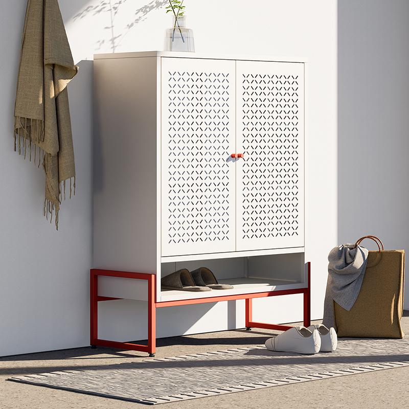 Living Room 2 Doors Storage Steel Cabinet