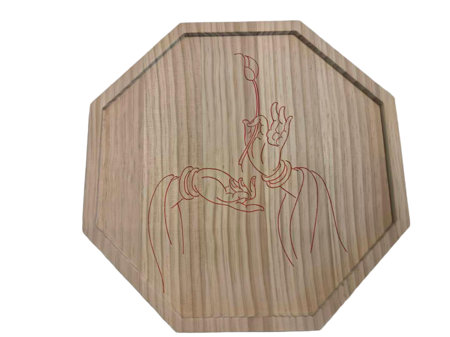 Wooden plate