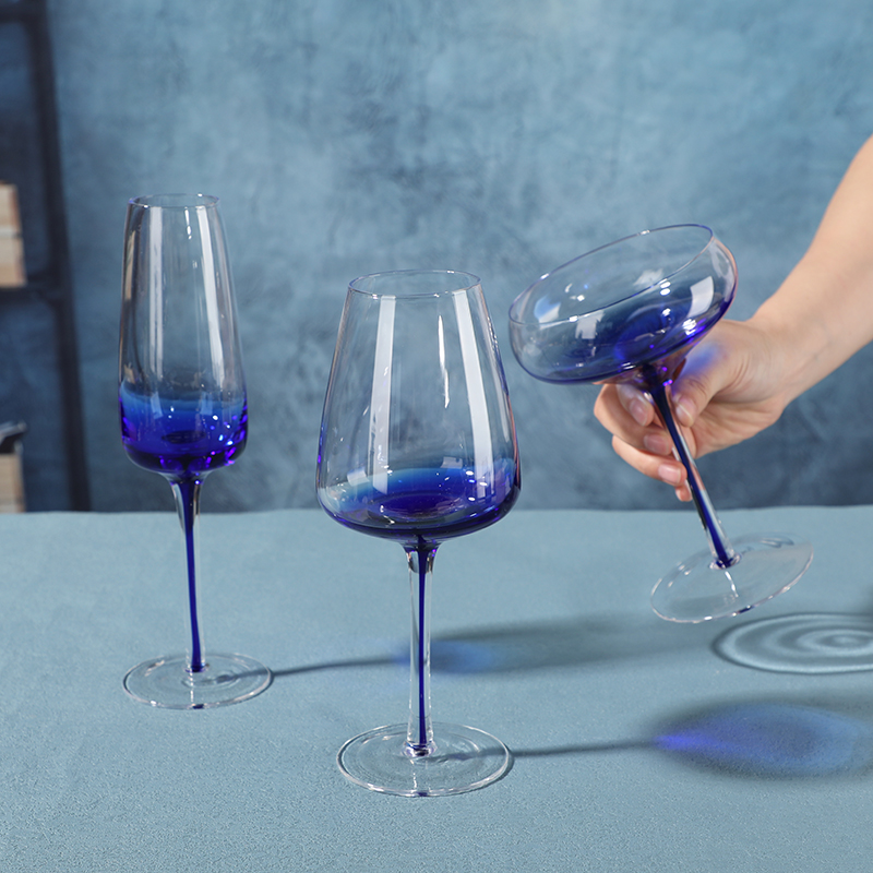 230ml Dark Blue High Borosilicate Cup
