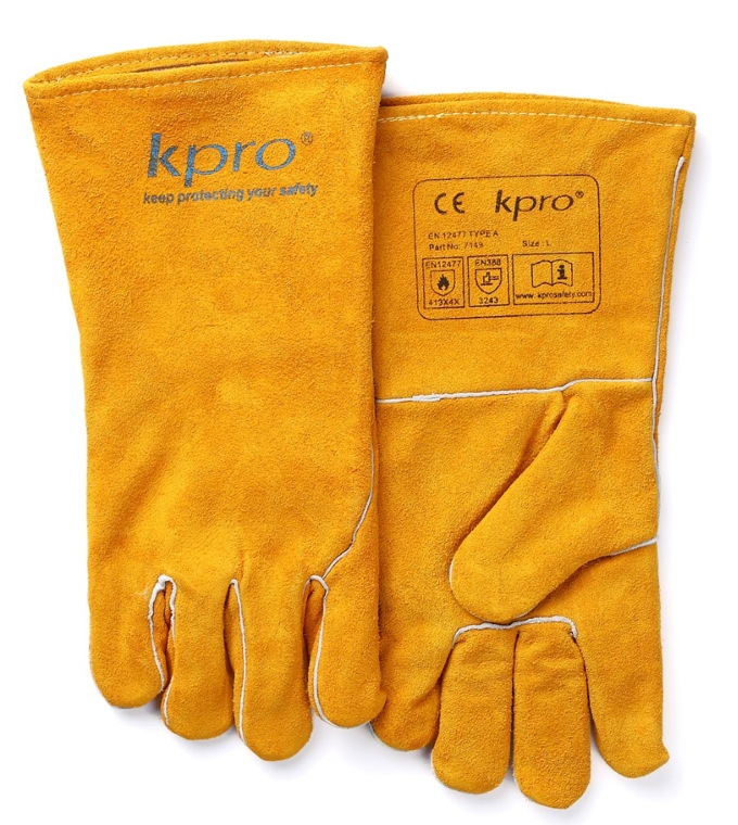 Kpro Safety leather welding gloves