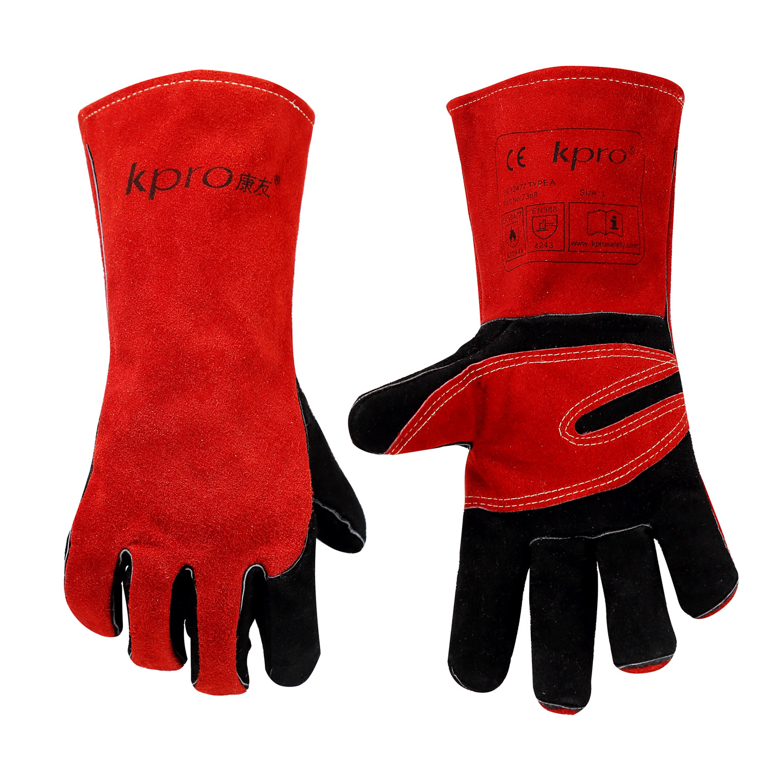 Kpro Safety Curved design welding gloves
