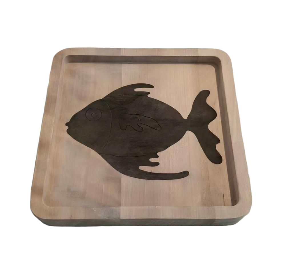 Wooden plate