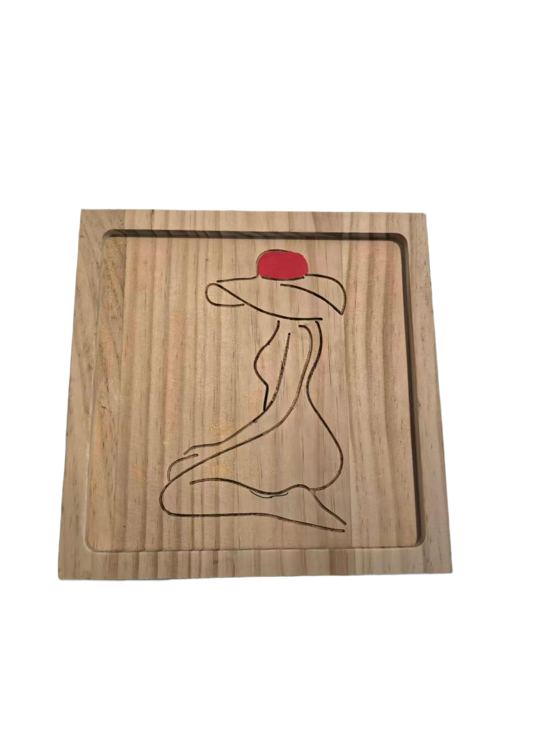 Wooden plate