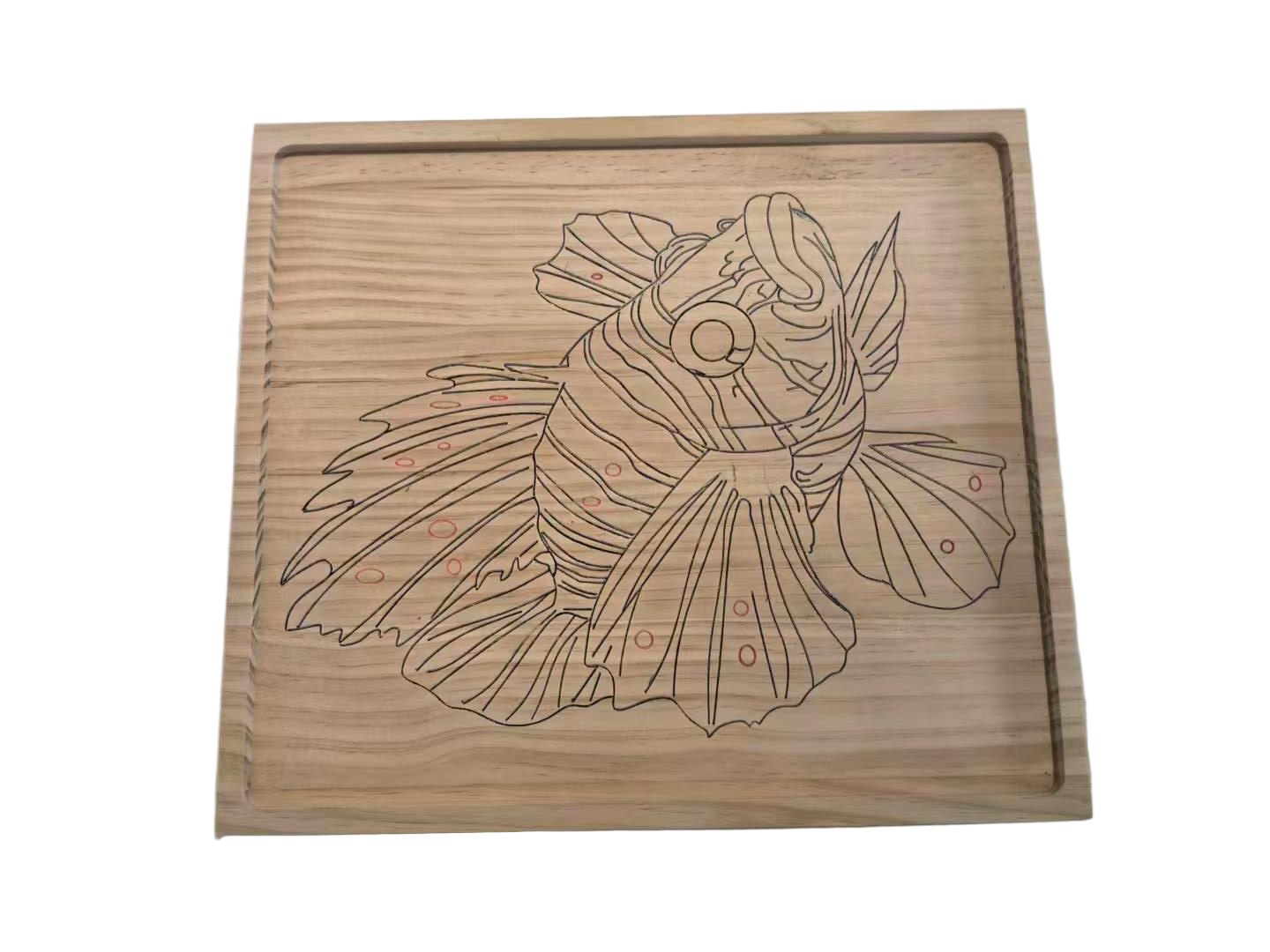 Wooden plate